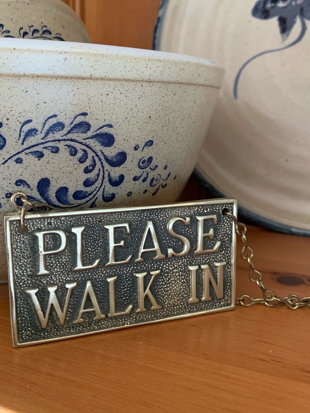 Solid Brass Open Closed Door Sign - Vintage Style Reversible Hanging Sign
